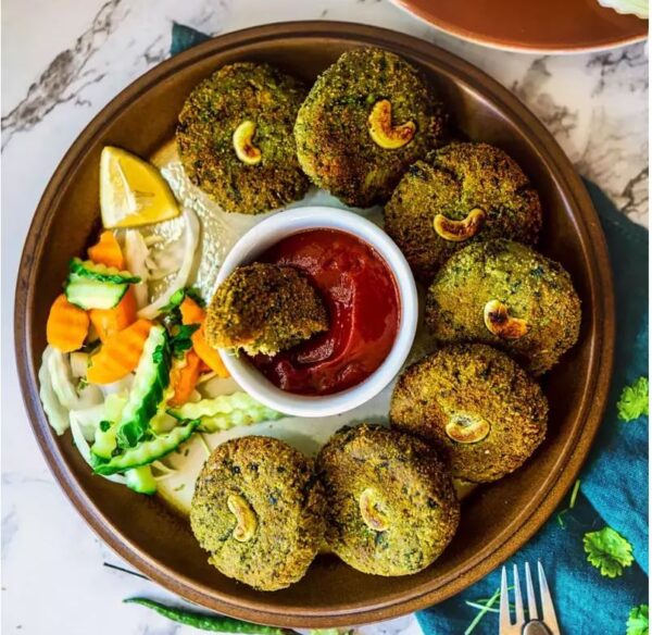 Hara Bhara Kabab (Qty: 4) w/mint chutneys