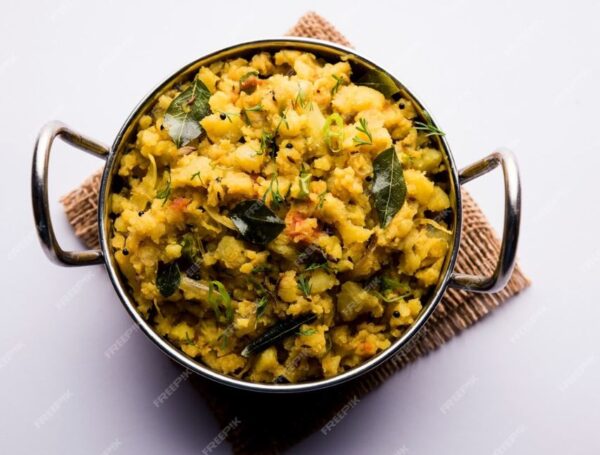 Mix Veg Khichdi (vagareli) w/ buttermilk (chaas) & Pickles - Image 2