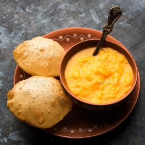 Mango Raas (16oz) with Puris (6) COMBO