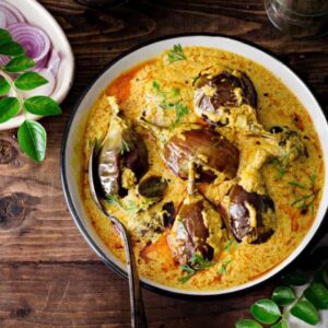 Baigan Methi Matar (V,GF)