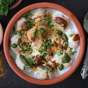 Dahi Vada(16oz) w/ chutneys