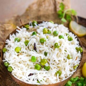 Matar Rice (16oz) - Thursday Menu