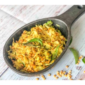 Cabbage Chana Daal (V,GF)